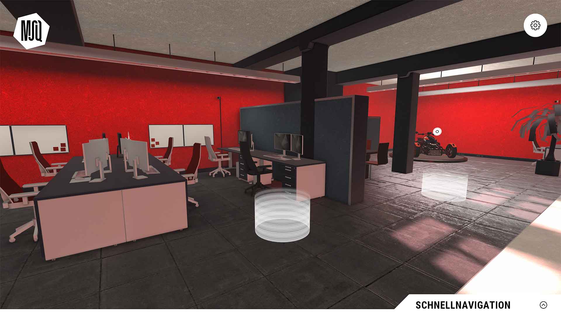 The MEDIASQUAD showroom lets you discover what is currently possible using WebGL technology.